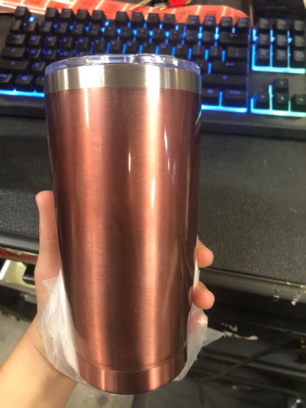 Photo 1 of 20 oz insulated metal tumbler cup