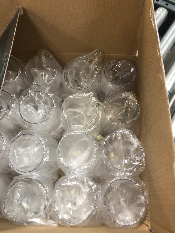 Photo 1 of 12 OZ STEMLESS PLASTIC WINE GLASSES 