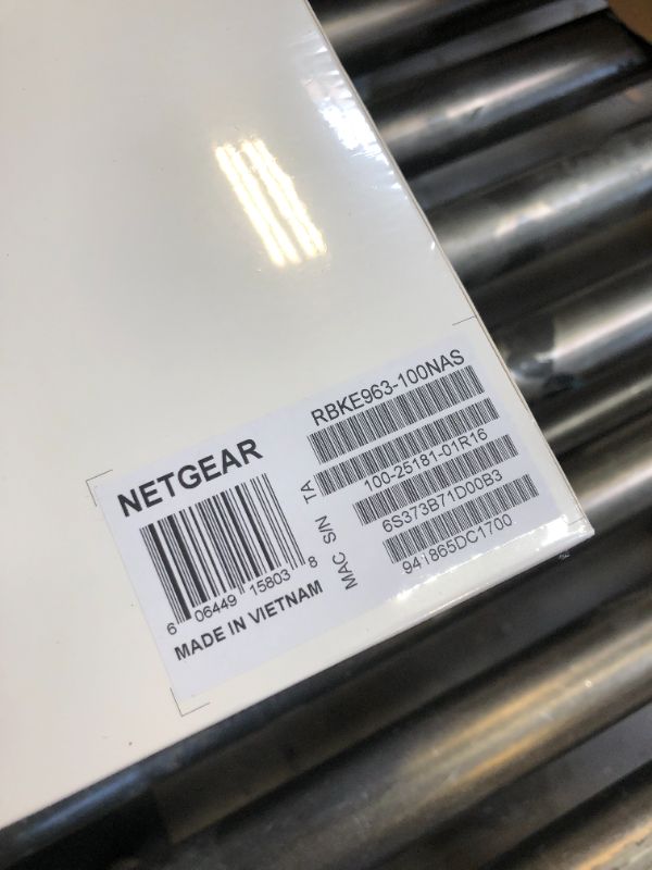 Photo 3 of NETGEAR Orbi Quad-Band WiFi 6E Mesh System (RBKE963), Router with 2 Satellite Extenders, Coverage up to 9,000 sq. ft, 200 Devices, 10 Gig Internet Port, AXE11000 802.11 Axe (Up to 10.8Gbps) WiFi 6E | 3-Pack FACTORY SEALED 