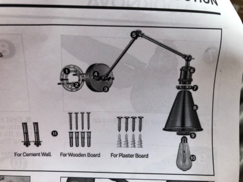 Photo 1 of wall lamp