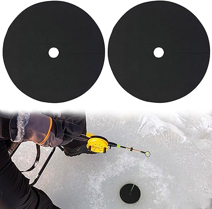 Photo 1 of 2/5 Pack 12 Inch Ice Fishing Hole Covers, Cuttable EVA Ice Hole Covers for Fish House, Ice Fishing Hole Insulator Winter Fishing Accessories, Helps Prevent Holes from Freezing (2)
