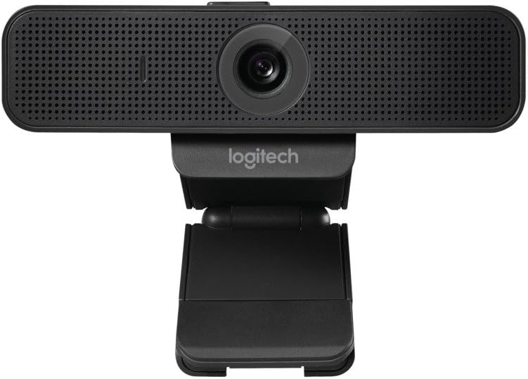 Photo 1 of Logitech C925-E Webcam, HD 1080p/30fps Video Calling, Light Correction, Autofocus, Clear Audio, Privacy Shade, Works with Skype Business, WebEx, Lync, Cisco, PC/Mac/Laptop/Macbook - Black
