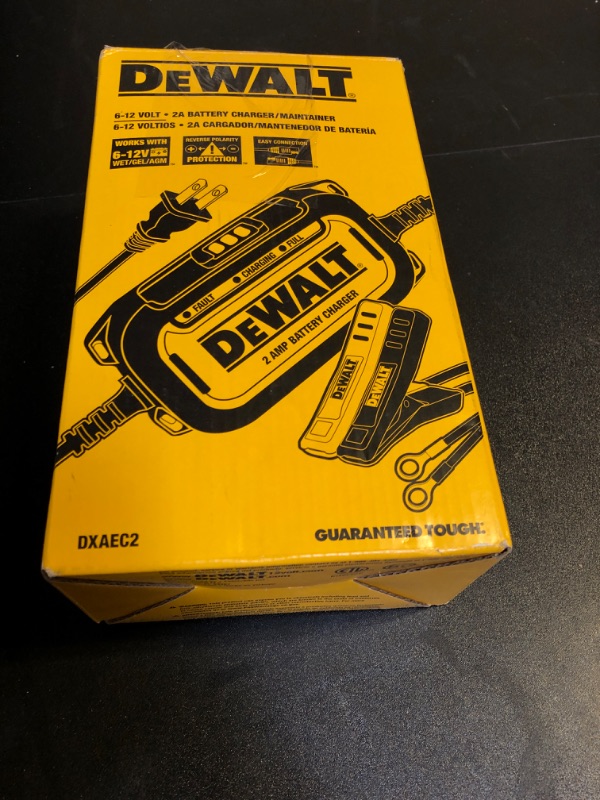 Photo 3 of DEWALT DXAEC2 DXAEC2 Professional 2-Amp Automotive Battery Charger and Maintainer