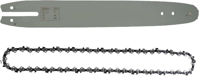 Photo 1 of 14-Inch Replacement Chainsaw Bar and S50 AdvanceCut Chainsaw Chain Combo, 50 Drive Links, Pitch: 3/8"LP, 050" Gauge(AS14050BQ1L)
