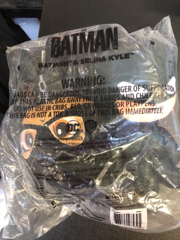 Photo 2 of Just Play The Batman™ and Selina Kyle 11-Inch Small Plush Toys 2-Pack, The Batman™ Movie, Kids Toys for Ages 3 Up, Amazon Exclusive