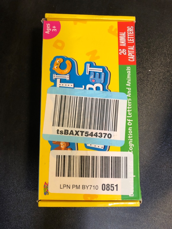 Photo 1 of Large Size Magnetic Letters, Cute Animal Alphabet ABC Magnets for Fridge Colorful Uppercase Animals Toys Set Educational Spelling Learning Games for Kids, Toddlers 3 4 5 Years Old Uppercase Letter