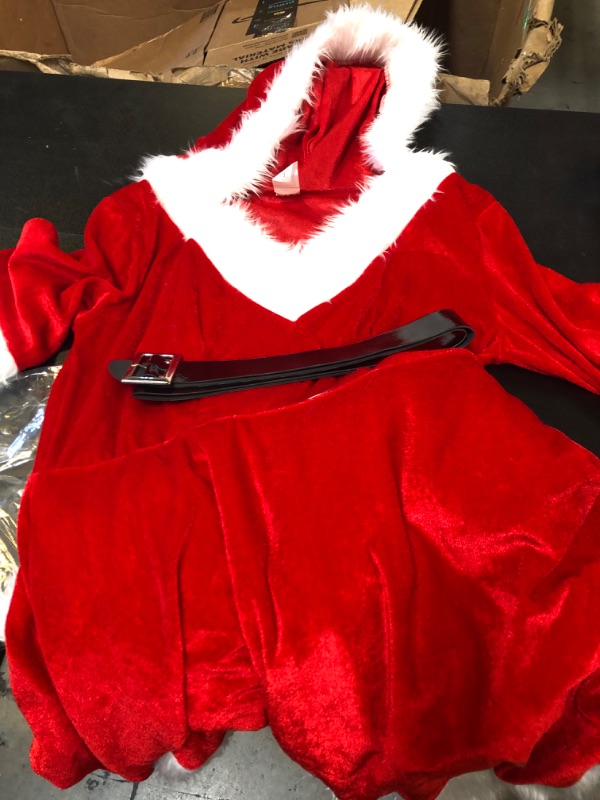 Photo 1 of Hooded Santa Dress Womens Large