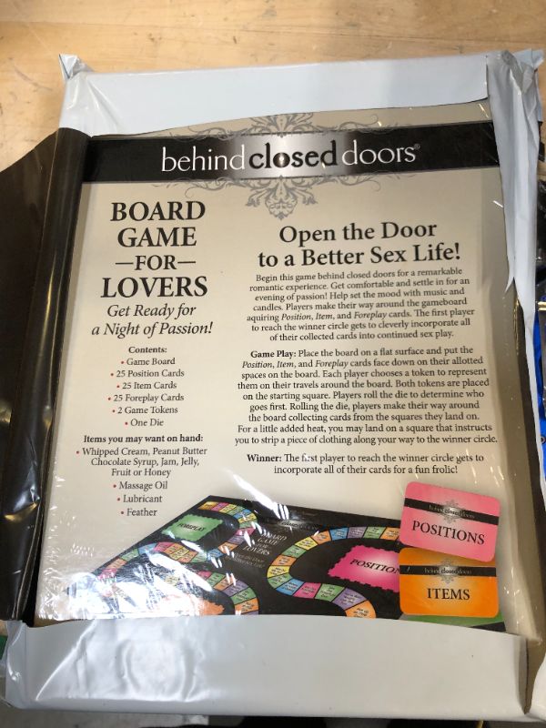 Photo 2 of Behind Closed Doors Board Game