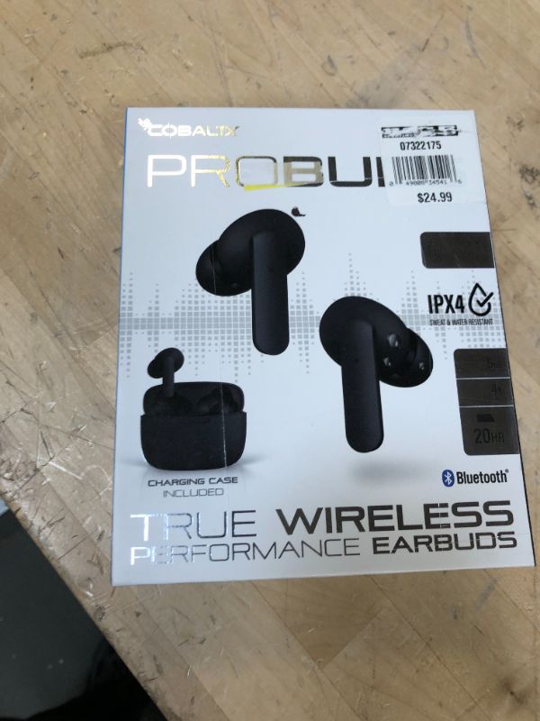 Photo 3 of Cobaltx Probuds True Wireless Earbuds with Charging Case
