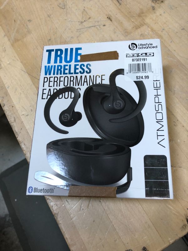 Photo 3 of Lifestyle Advanced Atmosphere True Wireless Performance Bluetooth Earbuds
