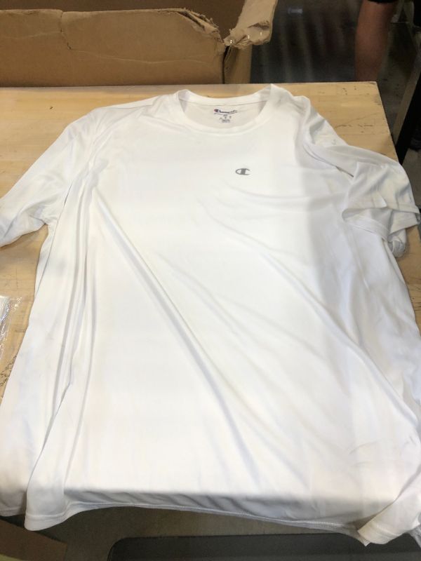 Photo 1 of CHAMPION WHITE SPORT SHIRT
SIZE 2XL