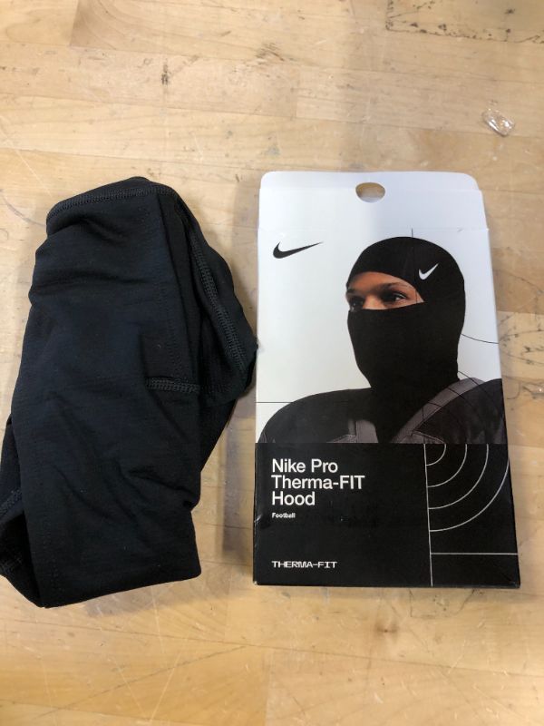 Photo 2 of Nike Pro Combat Hyperwarm Hydropull Hood One Size Black | White