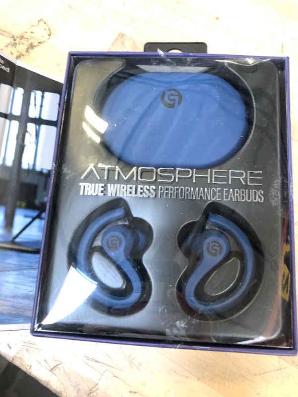 Photo 2 of Lifestyle Advanced Atmosphere True Wireless Performance Bluetooth Earbuds
