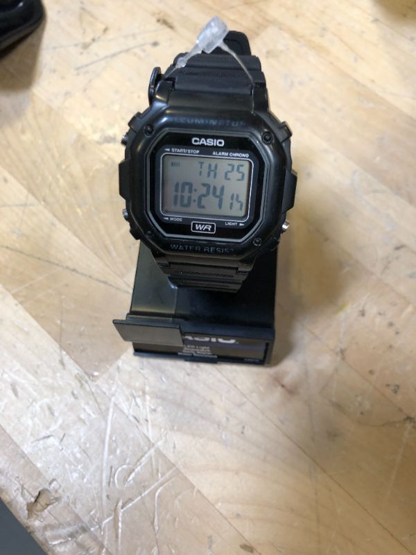 Photo 2 of CASIO Men's Classic Digital Resin Square Watch
