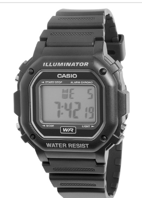 Photo 1 of CASIO Men's Classic Digital Resin Square Watch
