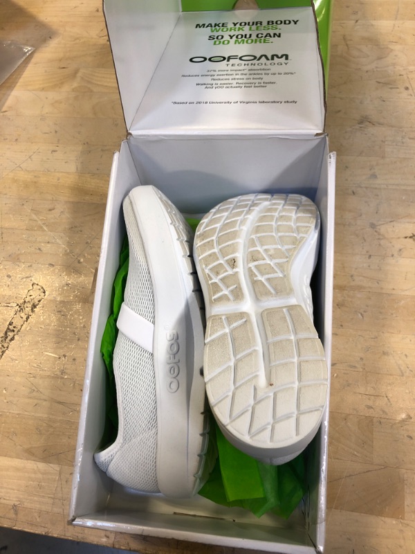 Photo 2 of OOFOS Women's OOmg Low Shoe - Lightweight Recovery Footwear - Reduces Pressure on Feet, Joints & Back - Machine Washable - 7.5 W 