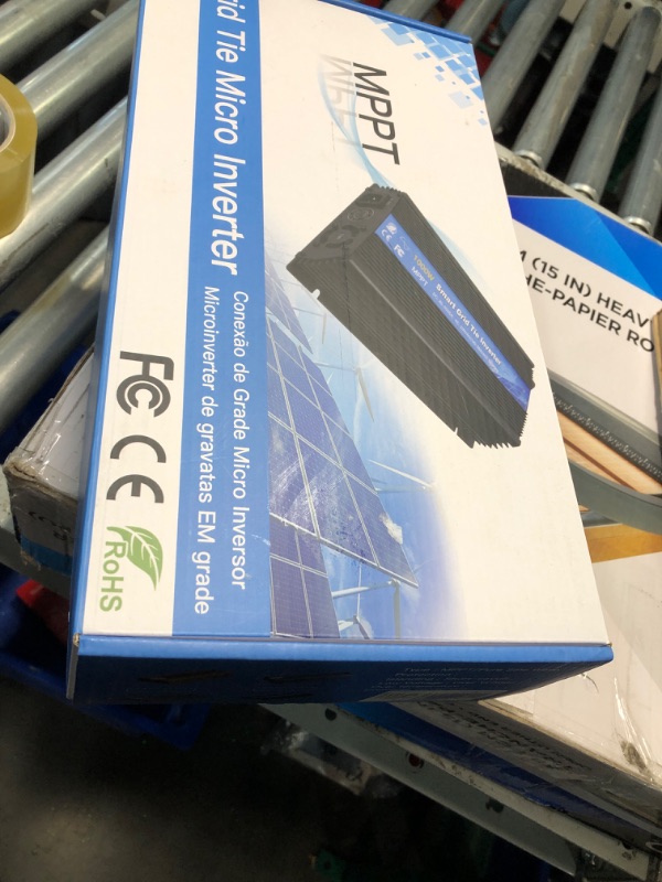 Photo 1 of ***(PARTS ONLY/ NO RETURNS OR REFUNDS)***
Marsrock 1300W MPPT Pure Sine Wave Grid-Tie Micro Inverter, Converts 20-50V DC to 110V/120V AC, Perfect for Home Solar or Wind Power Systems. (Blue)