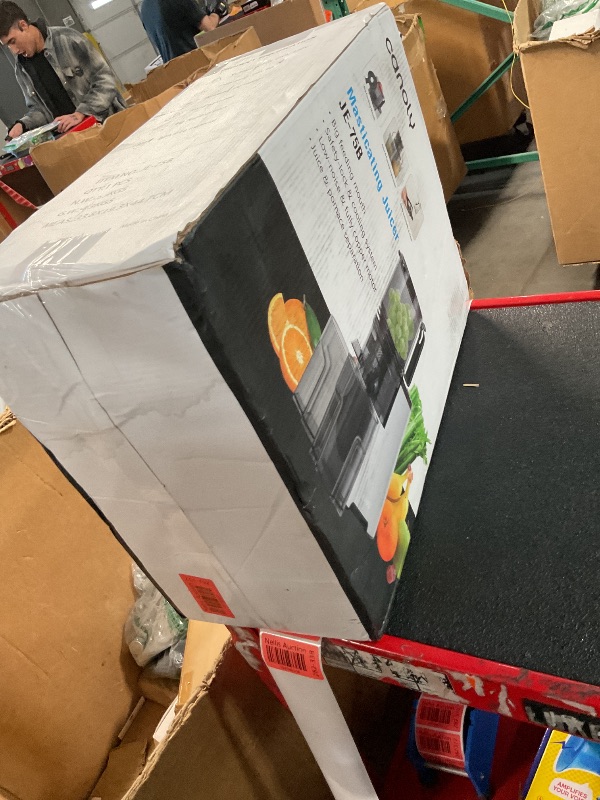 Photo 1 of Cold Press Juicer, 5.4" Wide Feed Chute Juice Extractor Machine with 400W, High Juice Yield, Slow Masticating Juicer for Whole Vegetables & Fruits