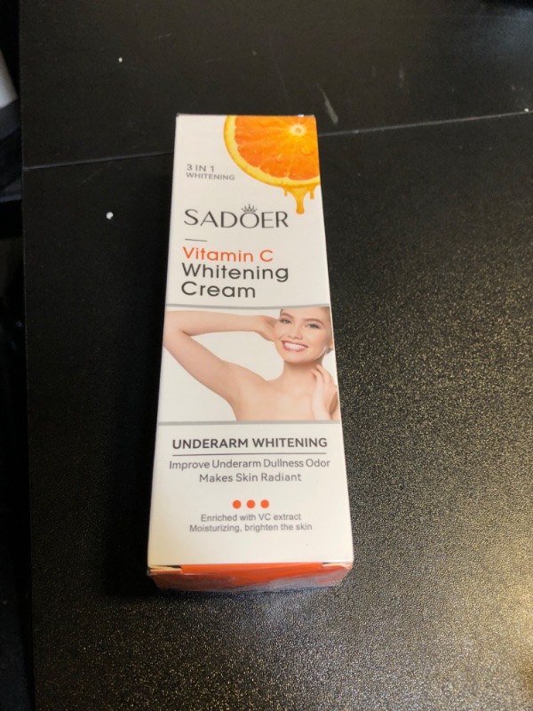 Photo 2 of Sadoer Vitamin C Cream 3 in 1, Moisturizing Skincare Underarm Cream, Hyaluronic Acid Body Corrector Cream, Skin Tone Even Cream for Armpit, Neck, Knees, Elbows, Inner Thigh, Private Parts