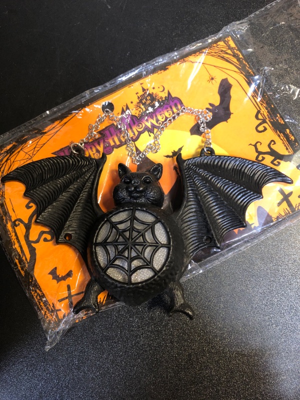 Photo 1 of bat halloween led light hang up - small 