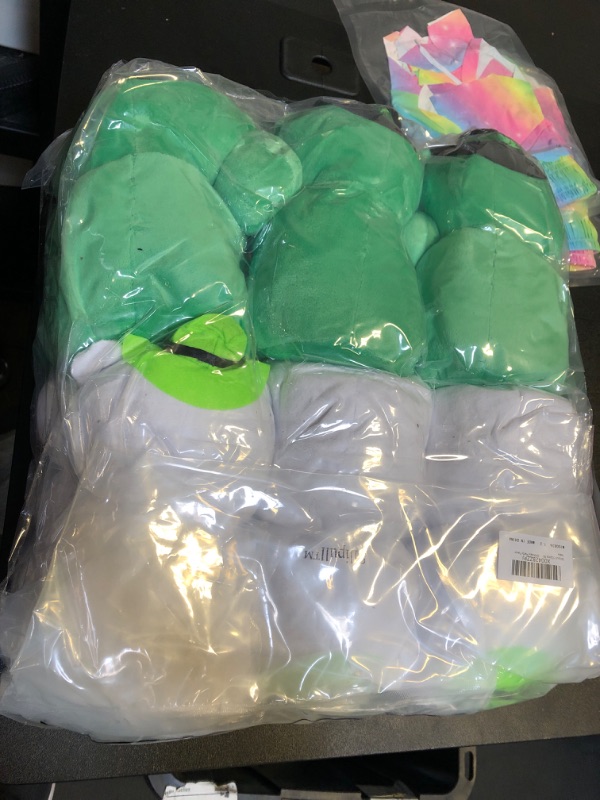 Photo 2 of 12 Pcs 10 in St. Patrick's Day Plush Bears Green Shamrock Stuffed Bears Clovers Bear Gifts with Hat Luck Bear for Little Ones and Adults St. Patrick's Day Irish Birthday Party Favor