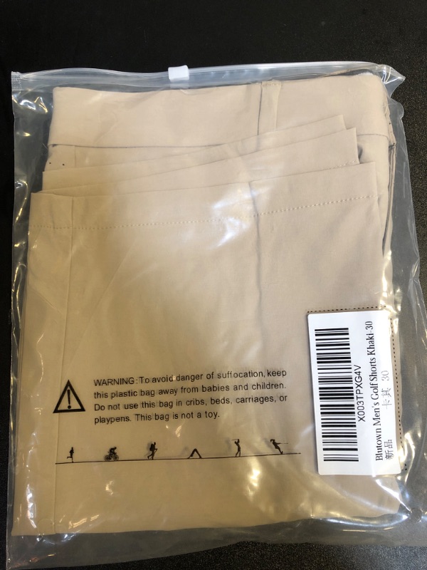 Photo 1 of mens khaki golf shorts - size 30