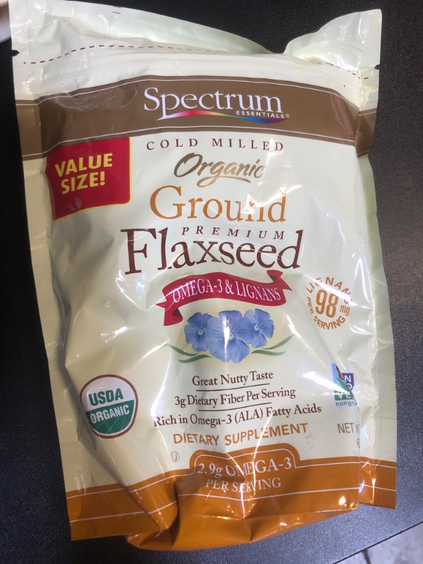 Photo 2 of Spectrum Essentials Organic Ground Premium Flaxseed, 24 Oz 