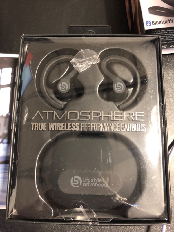 Photo 3 of Lifestyle Advanced Atmosphere True Wireless Performance Bluetooth Earbuds
