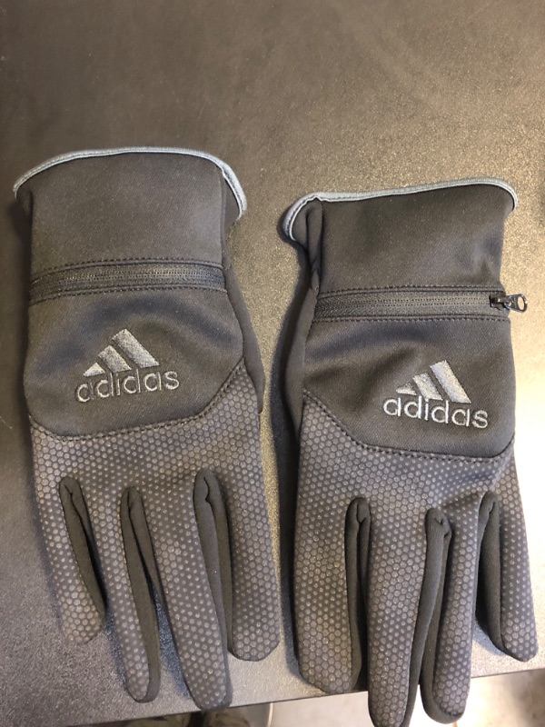 Photo 1 of addidas gloves- black - size adult-m/l