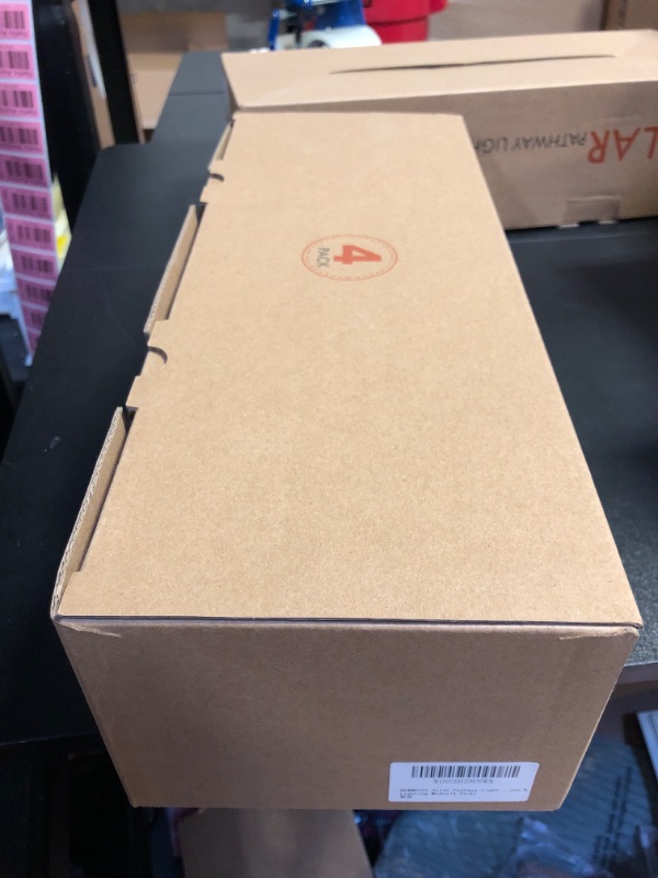 Photo 1 of NEWMESSI Solar Pathway Lights, Outdoor Garden Light with 16 LED Beads, Landscape Path Lights Walkway Lights High Brightness, 1500 mAh Battery, 3 Brightness Options & Lighting Modes(4 Pack)