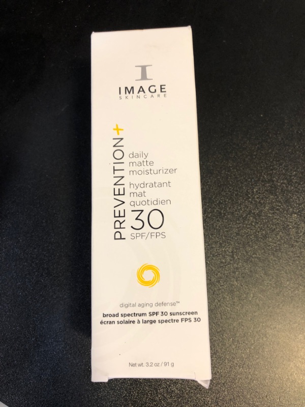 Photo 2 of IMAGE Skincare, PREVENTION+ Daily Matte Moisturizer SPF 30, Zinc Oxide Mattifying Face Sunscreen Lotion, 3.2 oz ex. 7-24