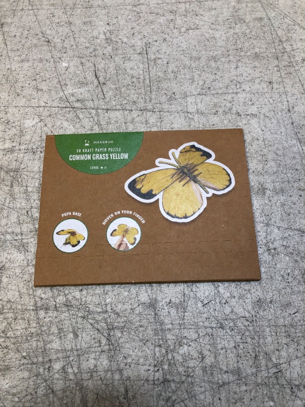 Photo 1 of 3D Puzzles Eco-Friendly Paper Puzzle for Kids Teenager Crafts Bugs Common Grass Yellow