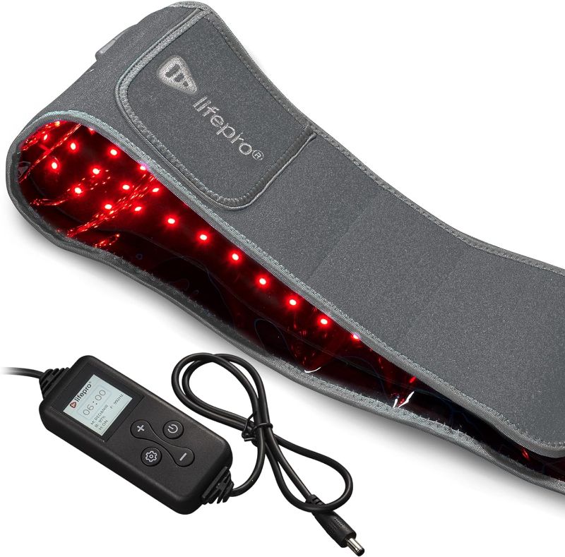 Photo 1 of Lifepro Red Light Therapy Belt - Near Infrared Light Therapy for Pain - Red Light Therapy for Body - Muscle, Inflammation Relief - Red Light Belt for Elbow Joint, Back Pain Therapy
