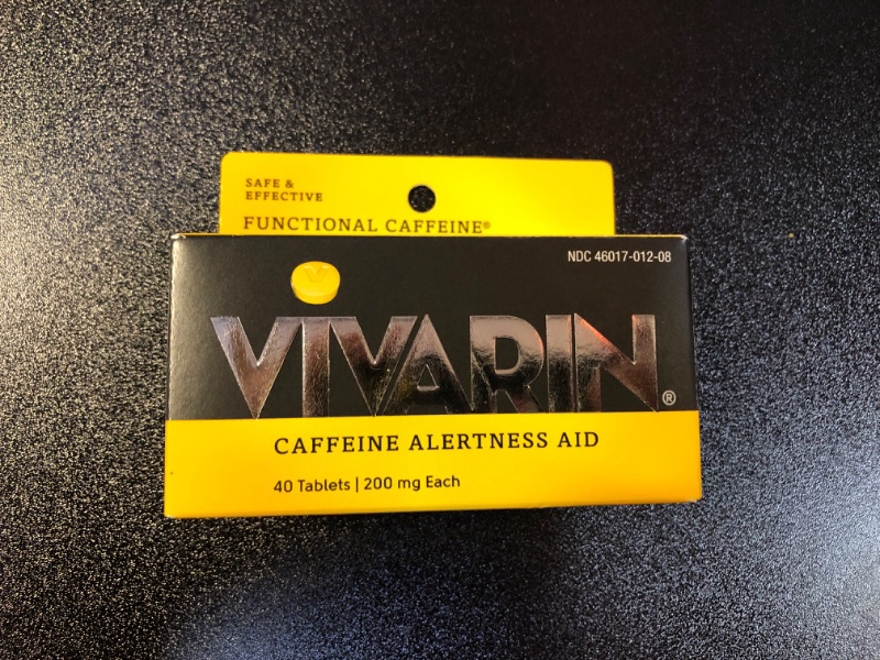 Photo 3 of Vivarin, Caffeine Pills, 200mg Caffeine per Dose, Safely and Effectively Helps You Stay Awake, No Sugar, Calories or Hidden Ingredients, Energy Supplement, 40 Tablets