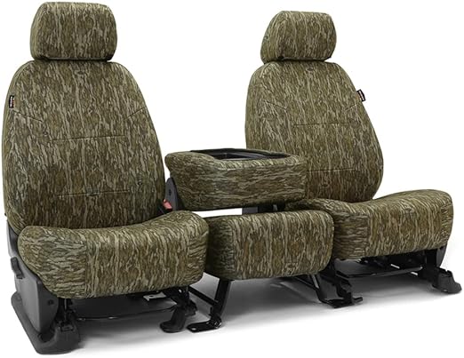 Photo 1 of Custom Fit Seat Cover Designed for Select Ford Models: 1 Row, Neosupreme Fabric, Mossy Oak Bottomland Solid
