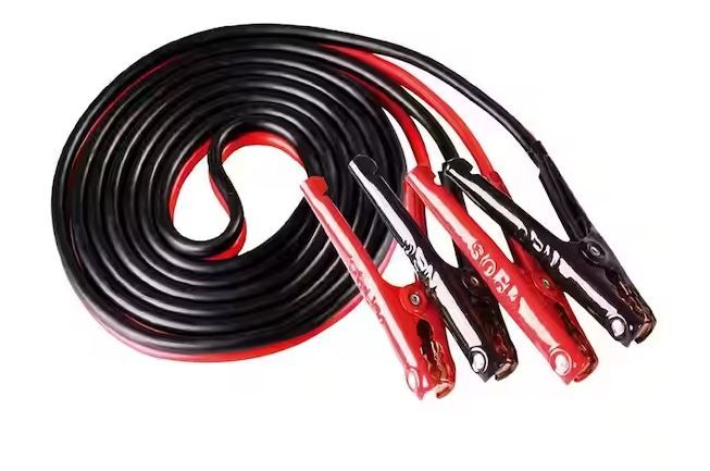 Photo 1 of HUSKY 12 ft. 8-Gauge UL-Listed Booster Cable