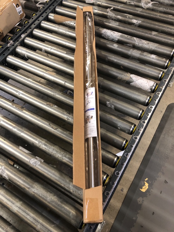 Photo 1 of TEECK Shower Curtain Rod, 40-73 inch Adjustable Tension Spring, Shower Curtain Rod Tension, Premium Stainless Steel, Anti-Slip, No Drilling, No Rust, for Bathroom, Silver Silver 40-73 Inches