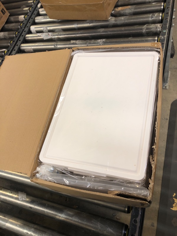 Photo 1 of 4 Tier Plastic Storage Bins with Lids 23QT, Stackable Storage Containers with Wheels, Folding Storage Boxes, Collapsible Storage Bins, Closet Organizers and Storage for Living Room,Kitchen,Office,Dorm ?23QT 4-Tier 1 Lid with Wheels Stackable Bins