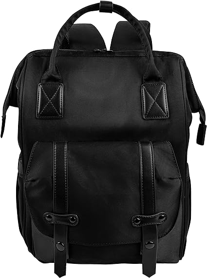 Photo 1 of Diaper Bags Backpack for Baby Boy Girl Stylish Large Women Toddler Nappy Back pack Mom Travel and Waterproof (Black)
