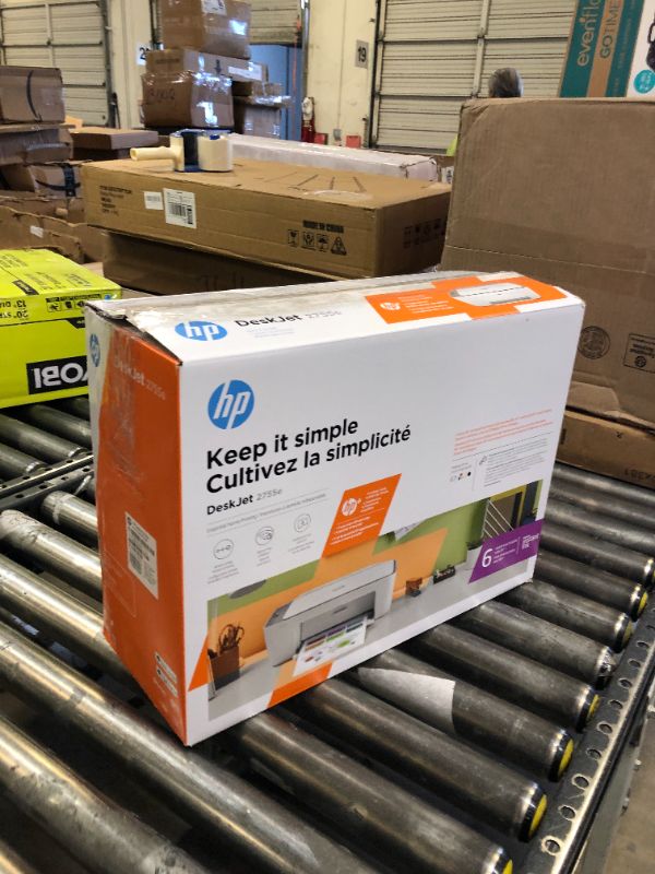Photo 1 of HP DeskJet 2755e Wireless Color All-in-One Printer 