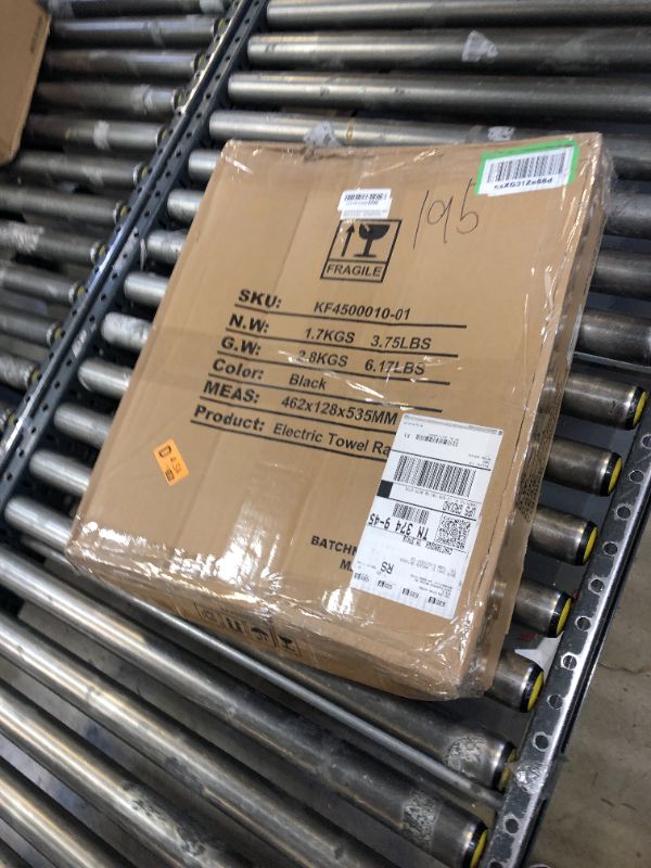 Photo 1 of Heated Towel Rack, Towel Warmer Rack for Bathroom, IP24 Heated Towel Rack Wall Mounted, Heated Towel Warmer with Shelf and Towel Hooks, Towel Dryer Rack Heated-15.7”x20.9” 15.7"