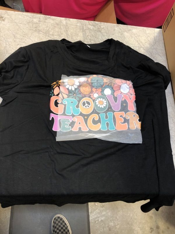 Photo 1 of Groovy teacher size large tee 