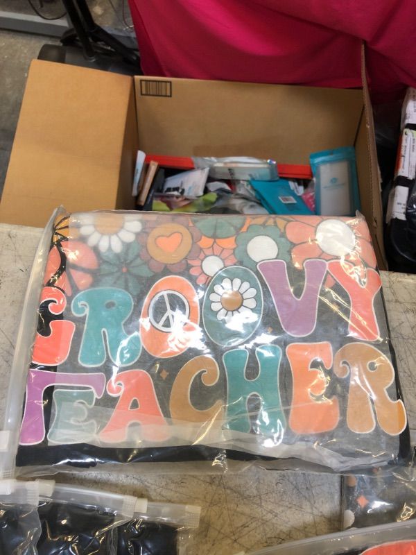 Photo 1 of Groovy Teacher shirt size m 