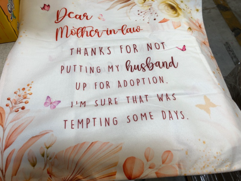 Photo 1 of 18" X 18" PILLOW CASE MOTHER IN LAW GIFT FROM WIFE
