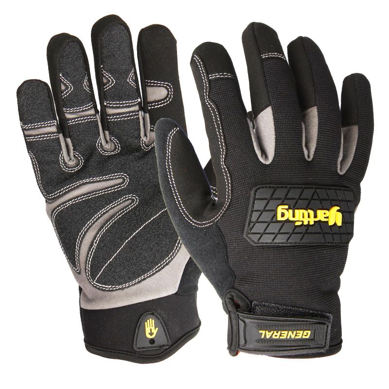 Photo 1 of Men Leather Work Gloves Safety Gloves (Small)