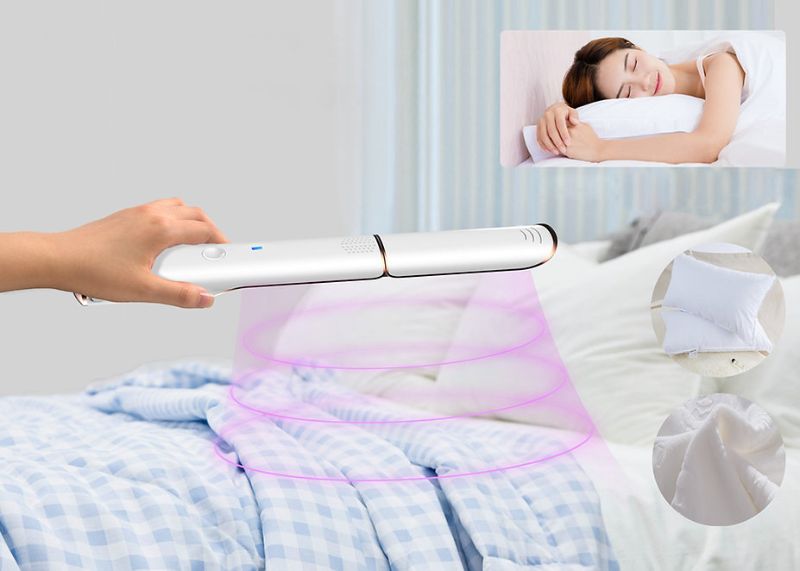 Photo 4 of MC-UV001 UV Rechargeable Portable Sterilization UV Sterilizer Lamp Wand Can Be Used as Short Type 8pcs LED & Long Type 18pcs LED Sterilize Anytime Anywhere - Sweep object within 5cm, 10-30 Seconds Destroys 99.99% Germs, Sterilize Angle Upward < 45 Degrees