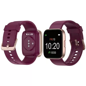 Photo 2 of Purple Letsfit Smartwatch Fitness Tracker with Blood Oxygen Saturation & Heart Rate Monitor For iPhone and Android 