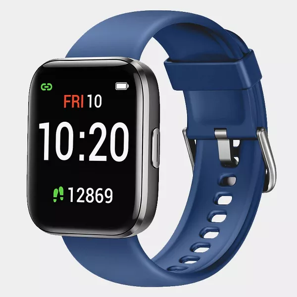 Photo 1 of Letsfit blue Smartwatch Fitness Tracker with Blood Oxygen Saturation & Heart Rate Monitor For iPhone and Android 
