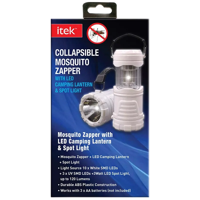 Photo 2 of 2-in-1 Collapsible LED Camping Lantern and Mosquito Zapper
