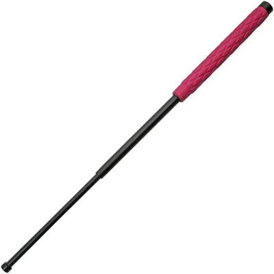 Photo 1 of KWIK FORCE® EXPANDABLE SOLID STEEL TRAINING BATON W/ PINK HANDLE 26'' 